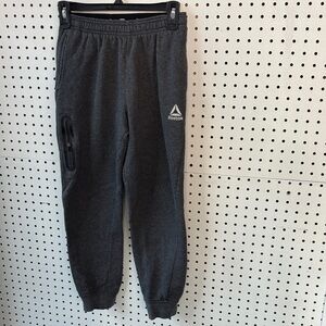 Reebok Charcoal Athletic Joggers